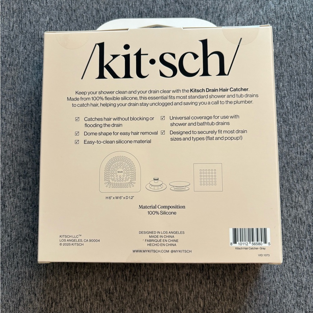 Kitsch White Drain Hair Catcher - Picture 2 of 8